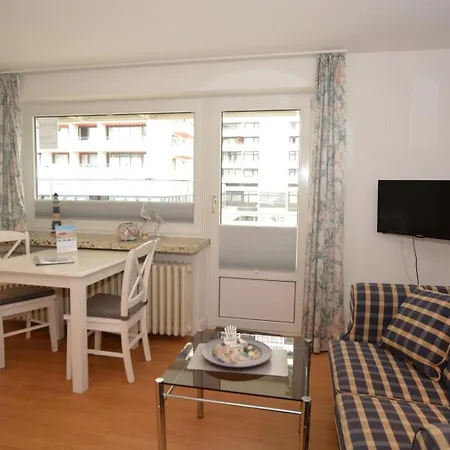 6-208, Sehr Strandnah, Im Herzen Westerlands, Westbalkon, 1 Zi Apartament Westerland